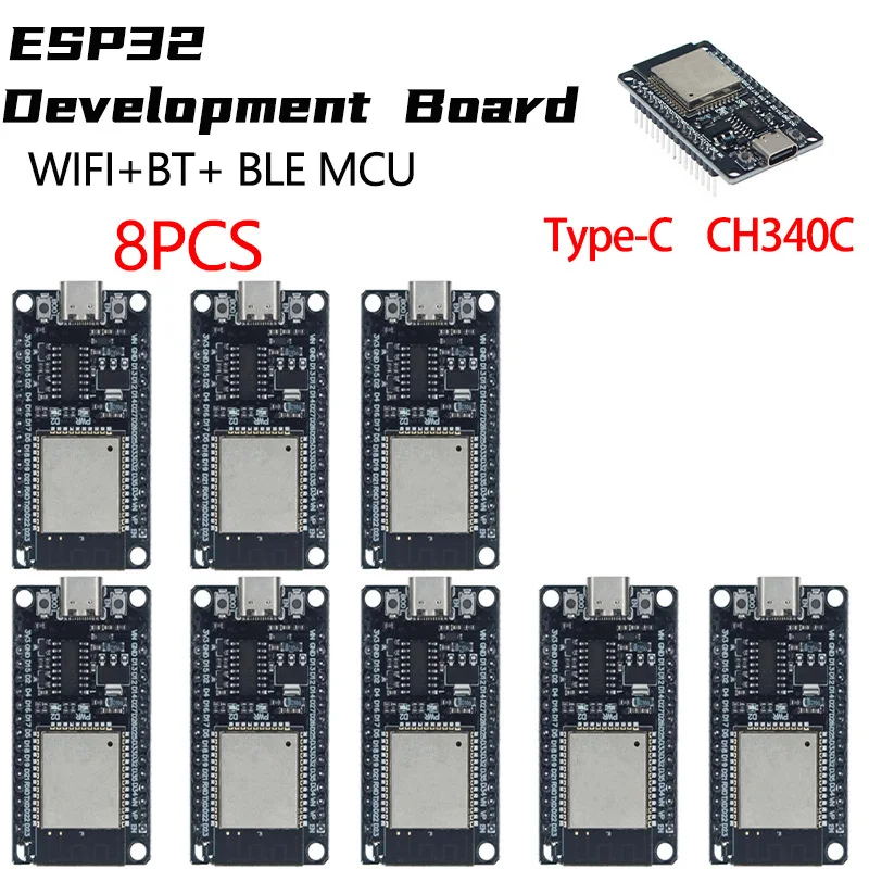 Variant: 8PCS-CH340C TYPE-C