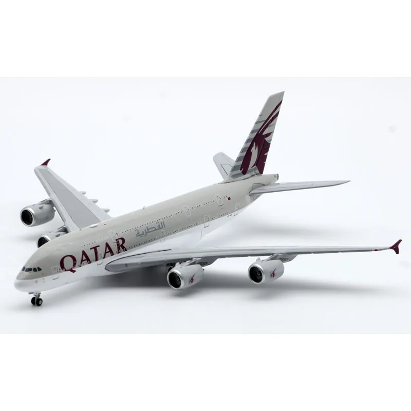 XX40046 Alloy Collectible Plane Gift JC Wings 1:400 QATAR Airlines AIRBUS A380 Diecast Aircraft Jet Model A7-APG With Stand