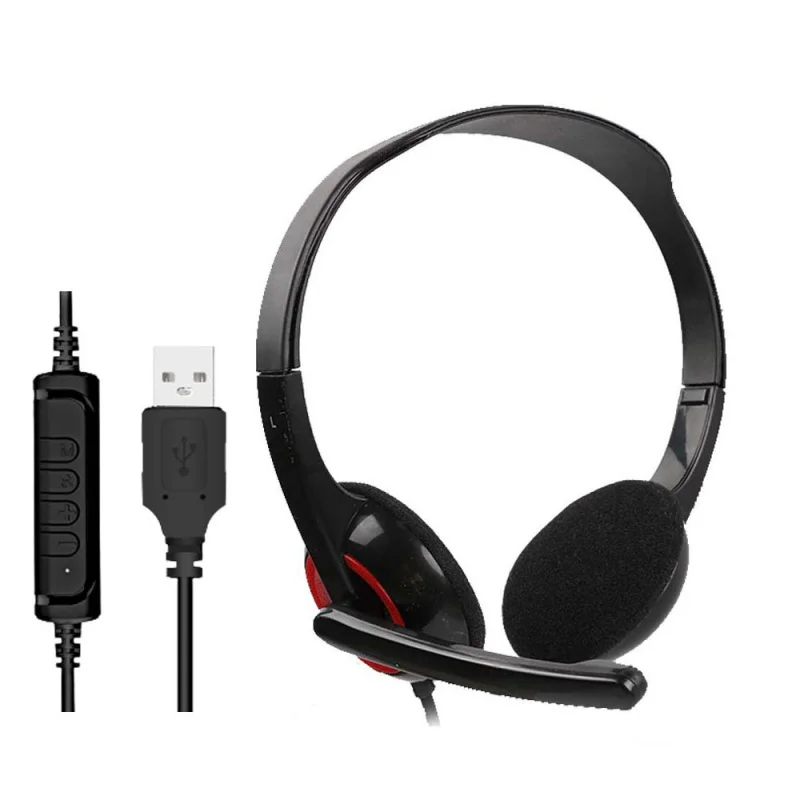 NewPS4 USBInterface-Mounted Desktop Computer Notebook Gaming Headset E-Sports Music Mobile Phone