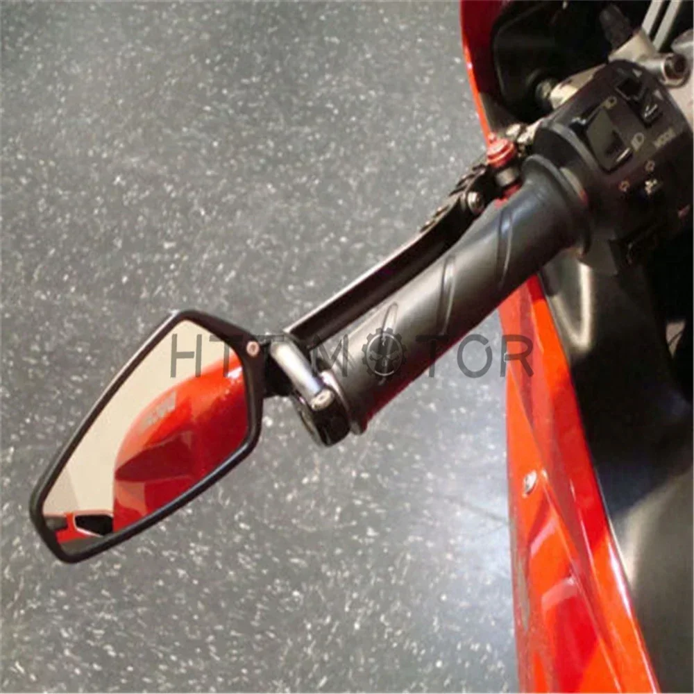 

7/8" 22mm Universal Motorcycle CNC Aluminum Arrow Bar End Side Mirrors for Suzuki Honda Kawasaki