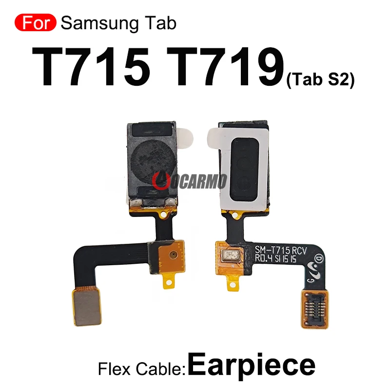 For Samsung Galaxy Tab S2 8.0 T715 T719 Earpiece Top Microphone Module Element Noise Reduction Mic Flex Cable Replacement Part