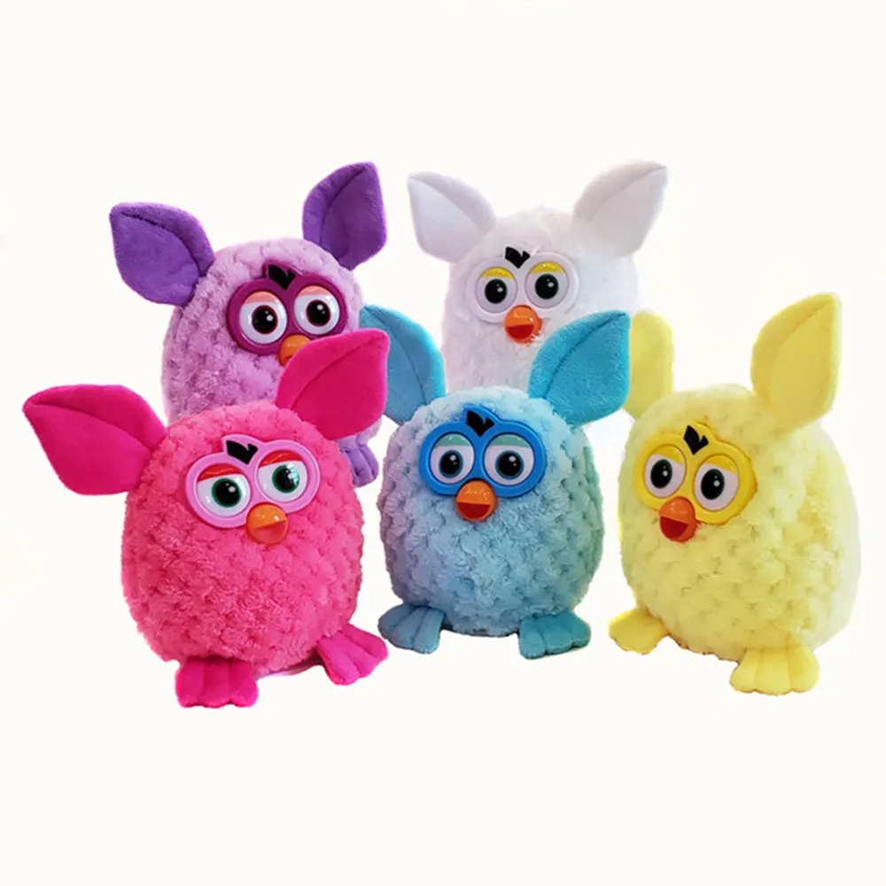 Cute Kawaii Electronic Interactive Bird Phoebe Firbi Pets Fuby Owl Recording Talking Smart Cartoon Plush Toy Christmas Gift Kids