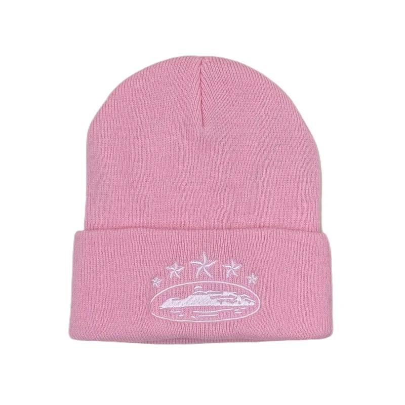 2026 New Star Car Embroidered Beanie Hat, High Quality Knitted Winter Warm Cap, Unisex Streetwear Hip Hop Cold Hat Men