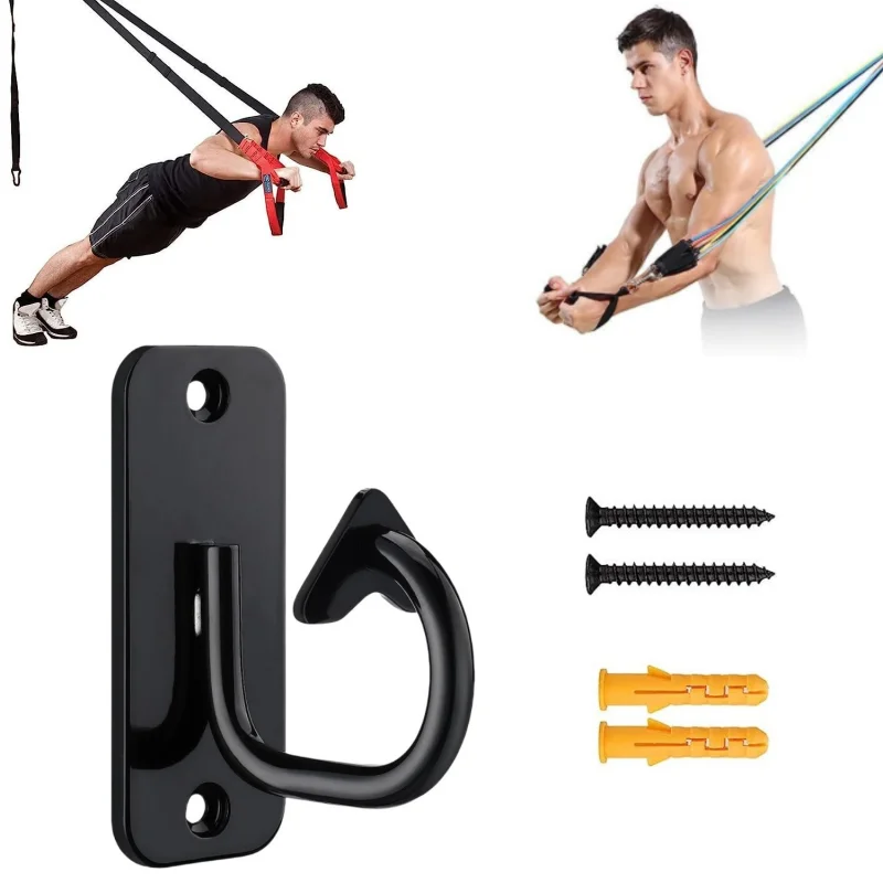 Workout Wall Mount Anchors Heavy Duty Resistance Band Wall Anchor Home Gym Exercise Strap Anchors for Strength Training Yoga