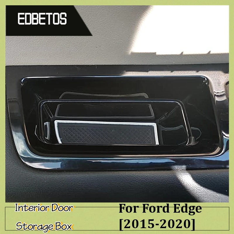 Suitable For Ford Edge 2015 2016 2017 2018 2019 2020 Door Handle Storage Box New For Ford Edge Armrest Box Edge Car Accessories