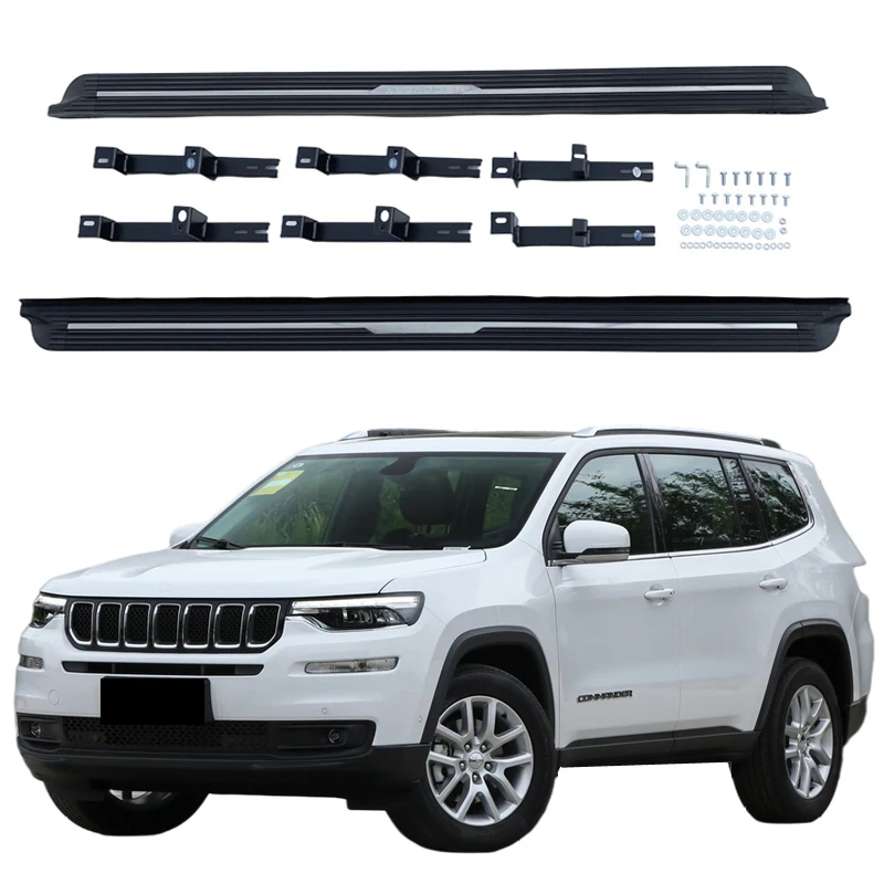 

Auto Chassis Parts Running Boards Side Step for Jeep Commander 2018-2023