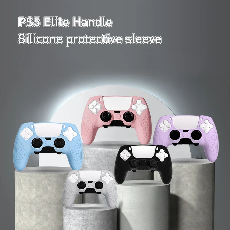 New Soft Silicone Protective Case For PS5 Gamepad Joystick  Skin Sleeve Cover Shell For Playstation 5 Controller Accessories