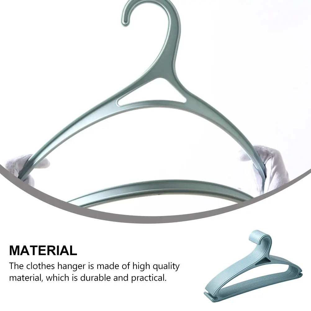 

10pcs Non-Slip Clothes Anti-Skid Clothes Drying Rack Household Plastic Storage Hanger Closet Organizer Clothing Holder