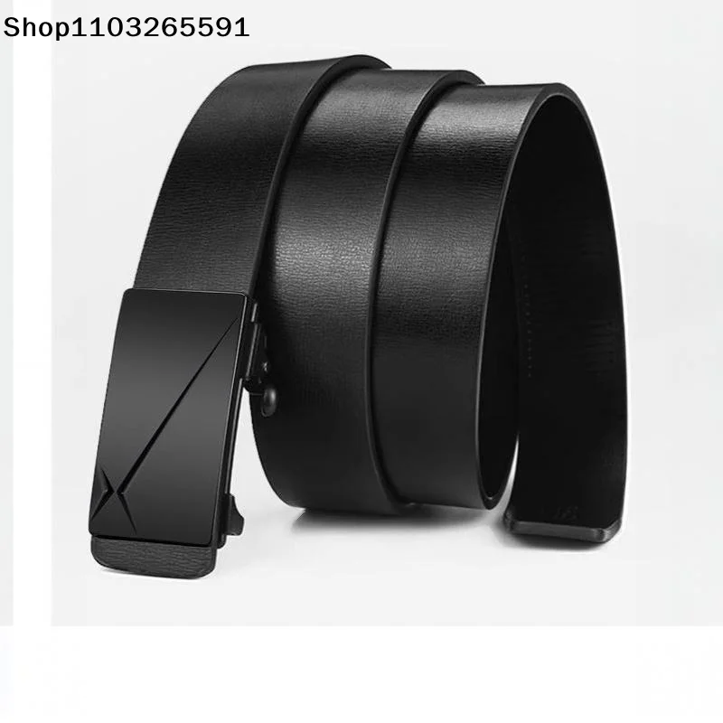 1Pcs PU Men's Inner Wear Belt Minimalist And Stylish Automatic Buckle Belt Perfect For Casual And Business Occasions
