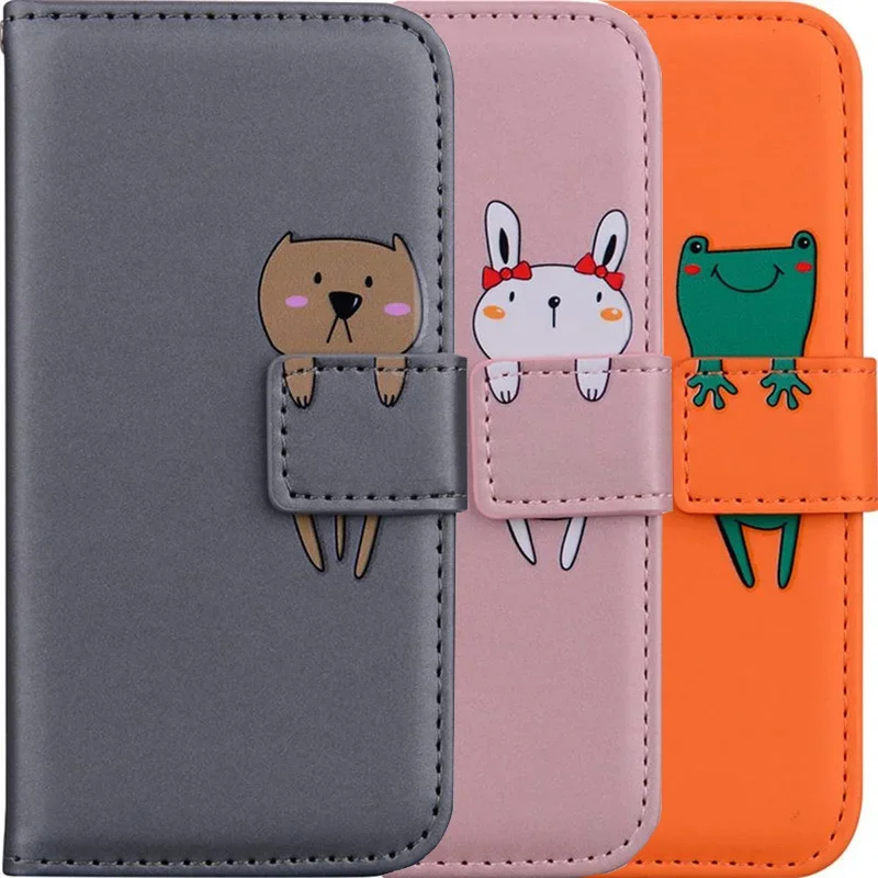 

Wallet Case Cute Cover For Apple iphone 15 14 13 12 Mini 11 Pro XR X XS Max SE 2020 6 6S 7 8 Plus Card Slot Phone Bags DP22G