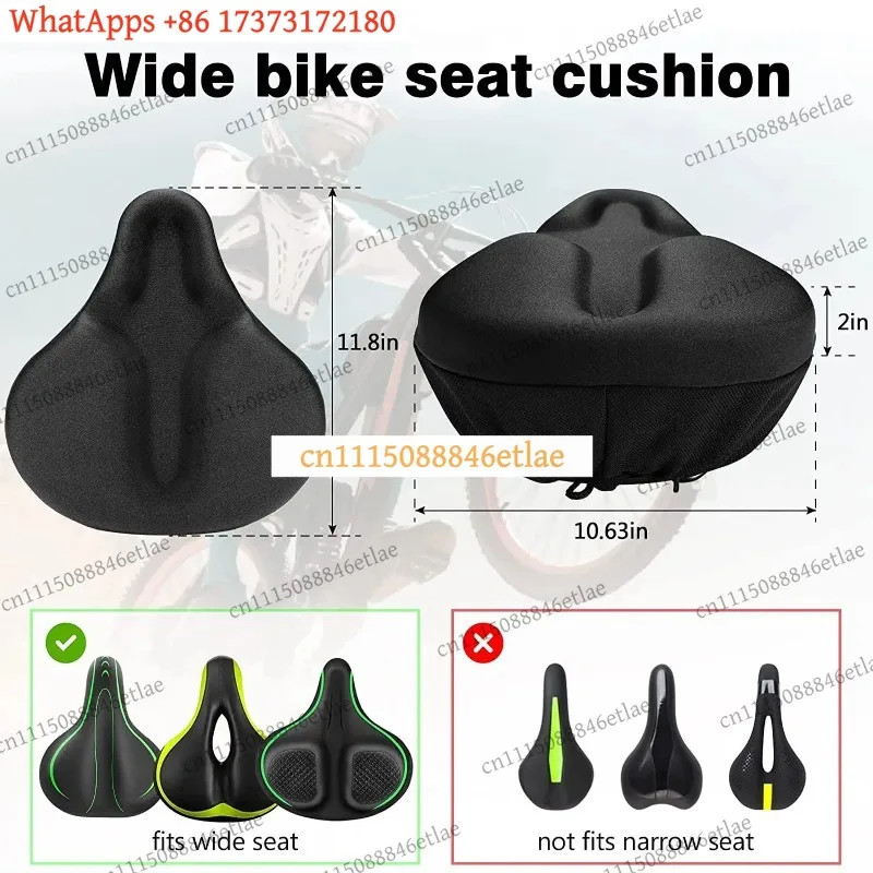 k3 Wide Padded Saddle Protector 280×260mm Waterproof PU Leather Anti-Bacterial RoHS Certified Fits Cruiser/Recumbent Seats
