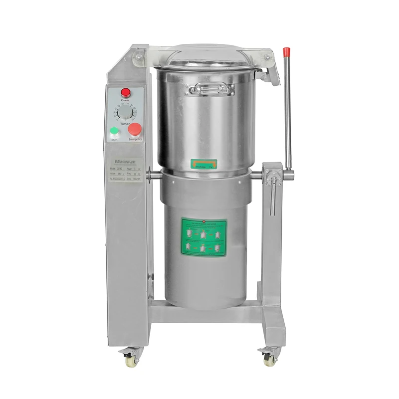35L Multifunctional Hummus Machine Vertical Nut Grinder Chopper Commercial Meat Vegetable Cutter Mixer