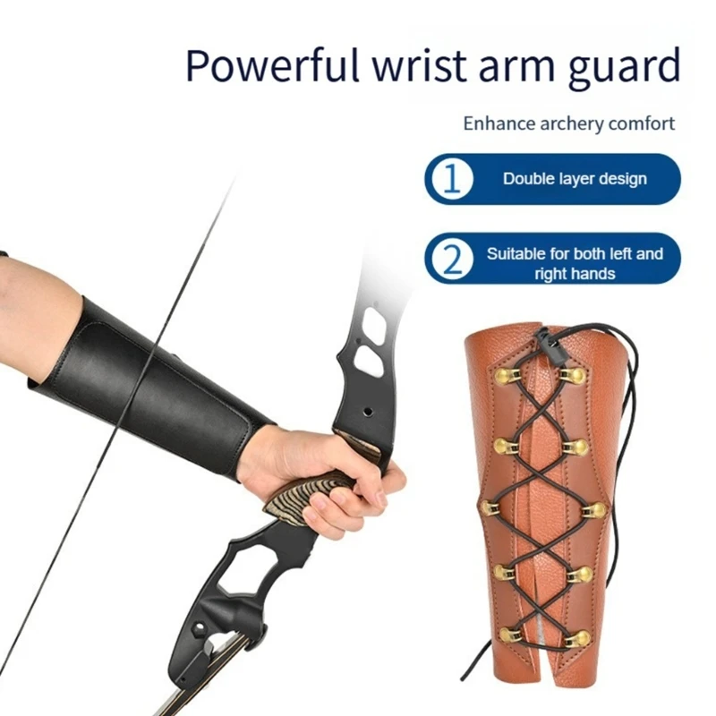 

K0EF Archerys Arm Guard Archerys Wrist Guard Рекурсивные луки Составные луки Регулируемая защитная защита Archerys для охоты