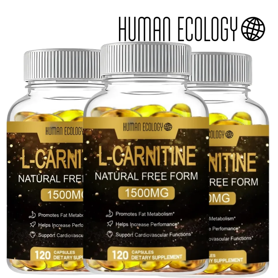 Human Ecology L-Carnitine 1,500 mg High Potency Supports Natural Energy Production, Sports Nutrition, Supports Memory/Focus