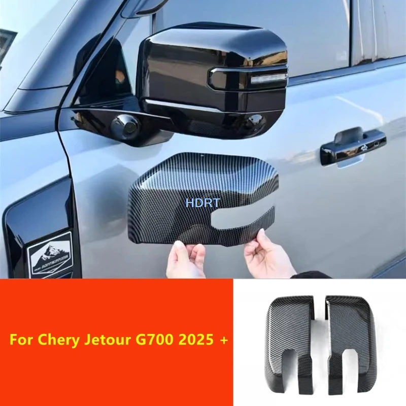 Car Styling Rear View Mirror Cover Side Reverse Mirror Shell Frame Protector Decoration Accessories For Chery Jetour G700 2025 +