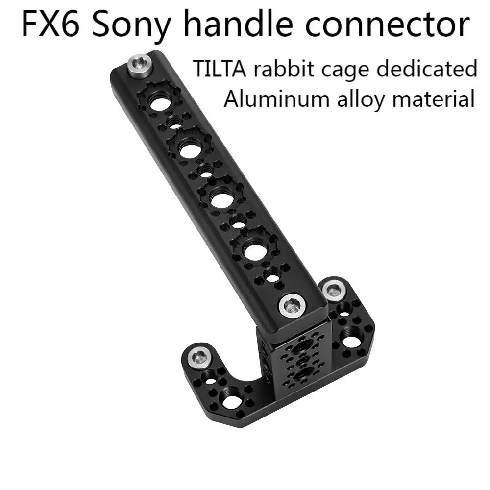 

Camera cage kit for Sony FX6; Vertical camera mounting bracket kit; Sony FX6 V-shaped top handle kit.