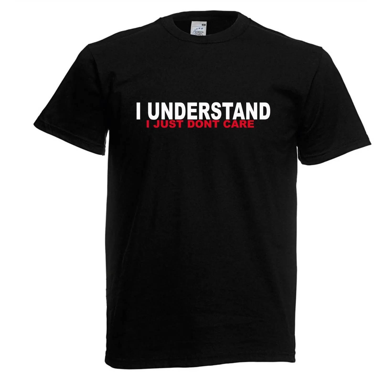 Adults I Understand Just Dont Care Sarcastic Quote Black T Shirt