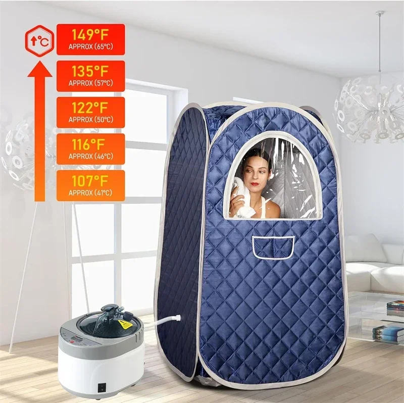 Wholoesale Single Person Sauna, Portable Steam Sauna Full Body, Newly Upgraded Large Space Sauna, Quick-Folding Sauna Spa Tent