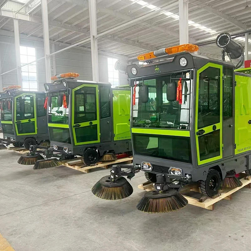 Best Selling Top Quality Ride On Road Sweeper Cleaning Street Sweeping Machine