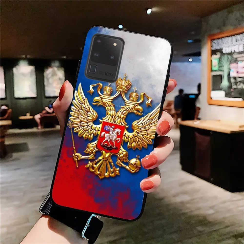 Russia Russian Flags Emblem Phone Case For Samsung S 9 10 20 21 22 23 30 23plus Lite Ultra FE S10lite Fundas