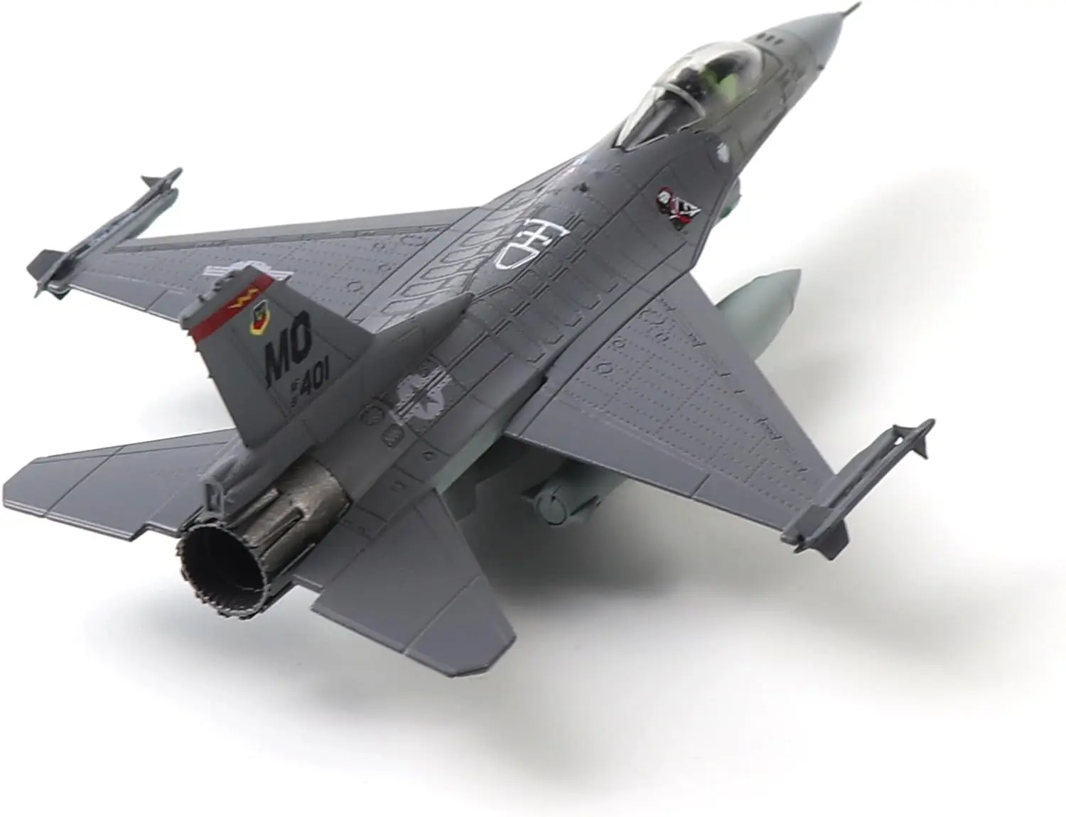 Imagem -04 - Combate Falcon Combat Aircraft Modelo Metal Die-cast Fighter Jet Kit Decoração de Casa 100 F16c