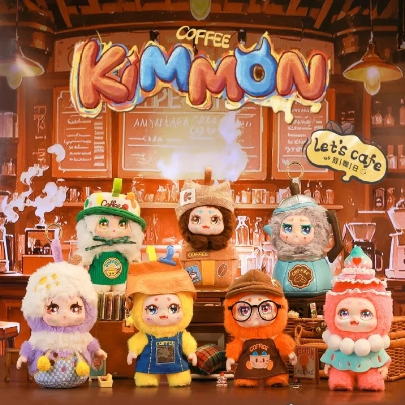 

KIMMON Let's Cafe Series Blind Box Mystery Box Vinyl Face Dolls Anime Character Decorations Backpacks Pendants Toy Surprise Gift