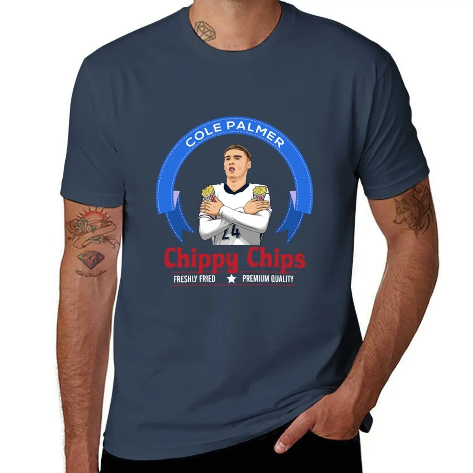 

Cole Palmer Chippy Chips Funny T-Shirt anime tshirt funny t shirts dark humor t shirts designer T-Shirt