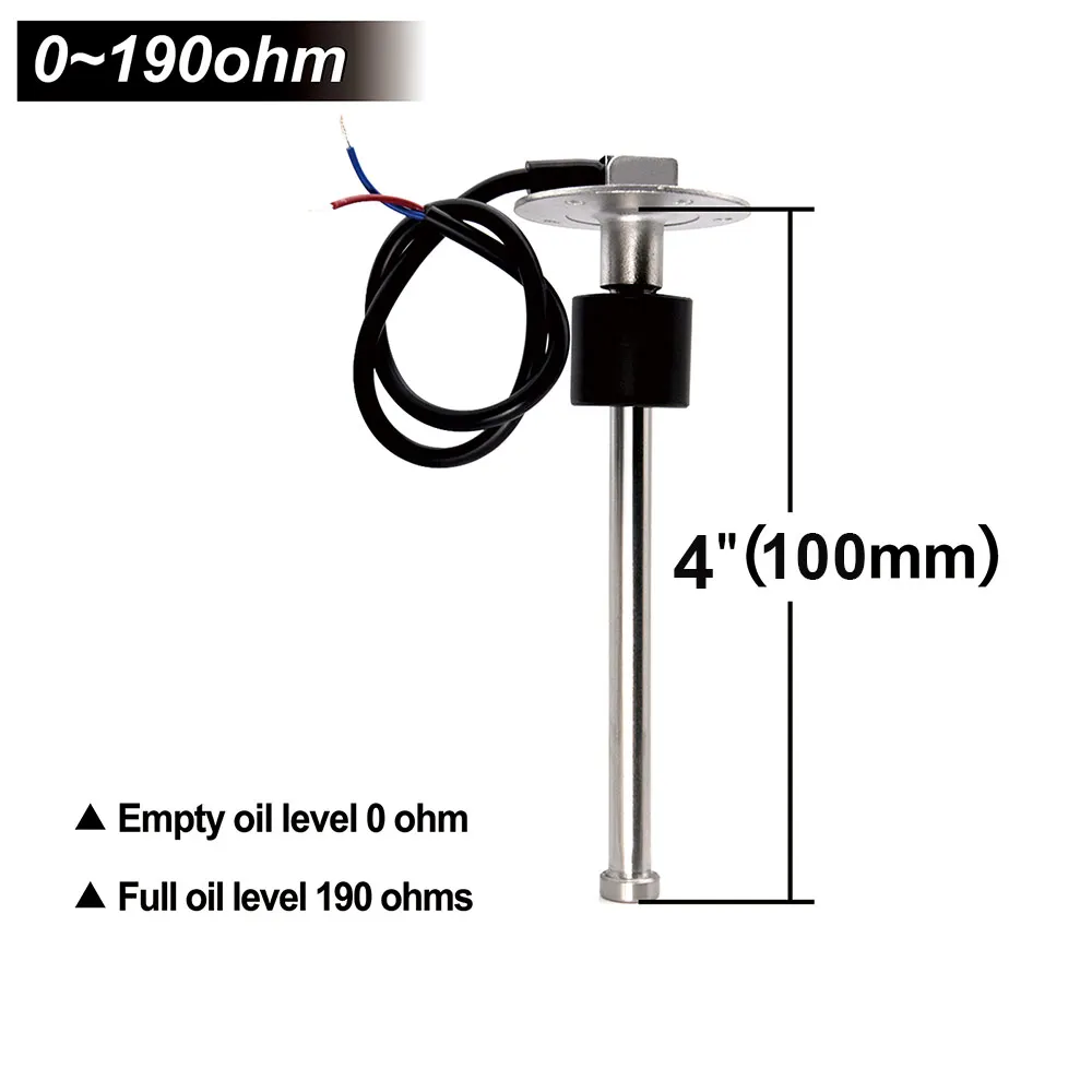 0-190 Ohms Fuel Level Sensor/Water Level Stainless Steel A5 Sensor for Auto Car Boat Water Tank Level Indicator Fuel Gauge image 3