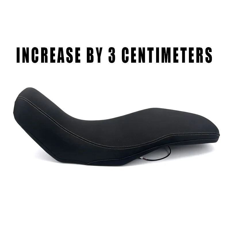 For QJMOTO SRT 450 RX SRT450RX Motorcycle Seat Cushion 30mm Raise or 25mm Lower Height Saddle Pad Comfort Rider Accessory