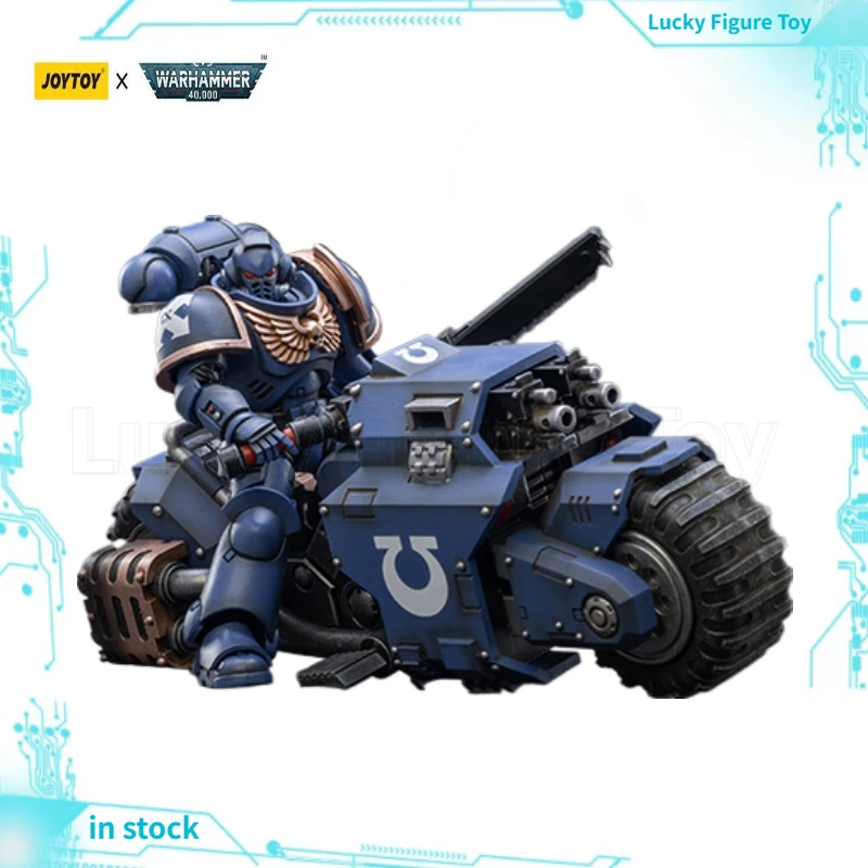 【الأصلي】JOYTOY Warhammer 40K 1/18 شخصيات الحركة مشاة البحرية الفضائية Ultramarines Outriders Brother Catonus ألعاب كلاسيكية #1
