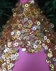 

Красочный двойной заостренный стеклянный кулон в виде рождественского шара