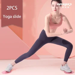 Deslizadores de núcleo de Fitness, 2 piezas, cintura de Yoga, entrenamiento de glúteos, discos deslizantes, accesorios de entrenamiento, equipo deportivo Abdominal