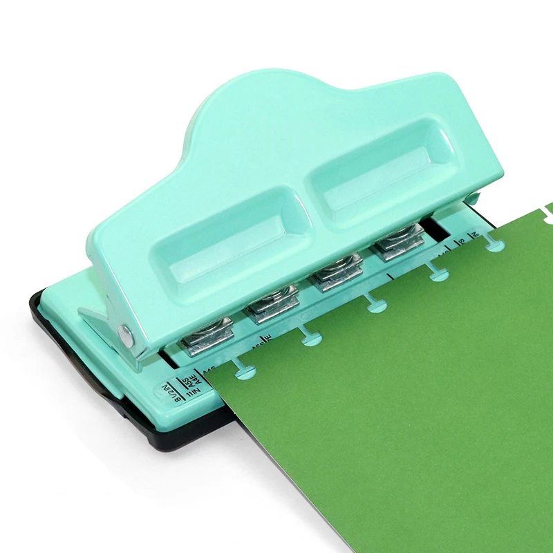 1 T Holes/4 T Holes Mushroom Hole Punch for Disc Bound Notebook Planner Paper Cutter A4A5A6 Notebook Scrapbooking Tool