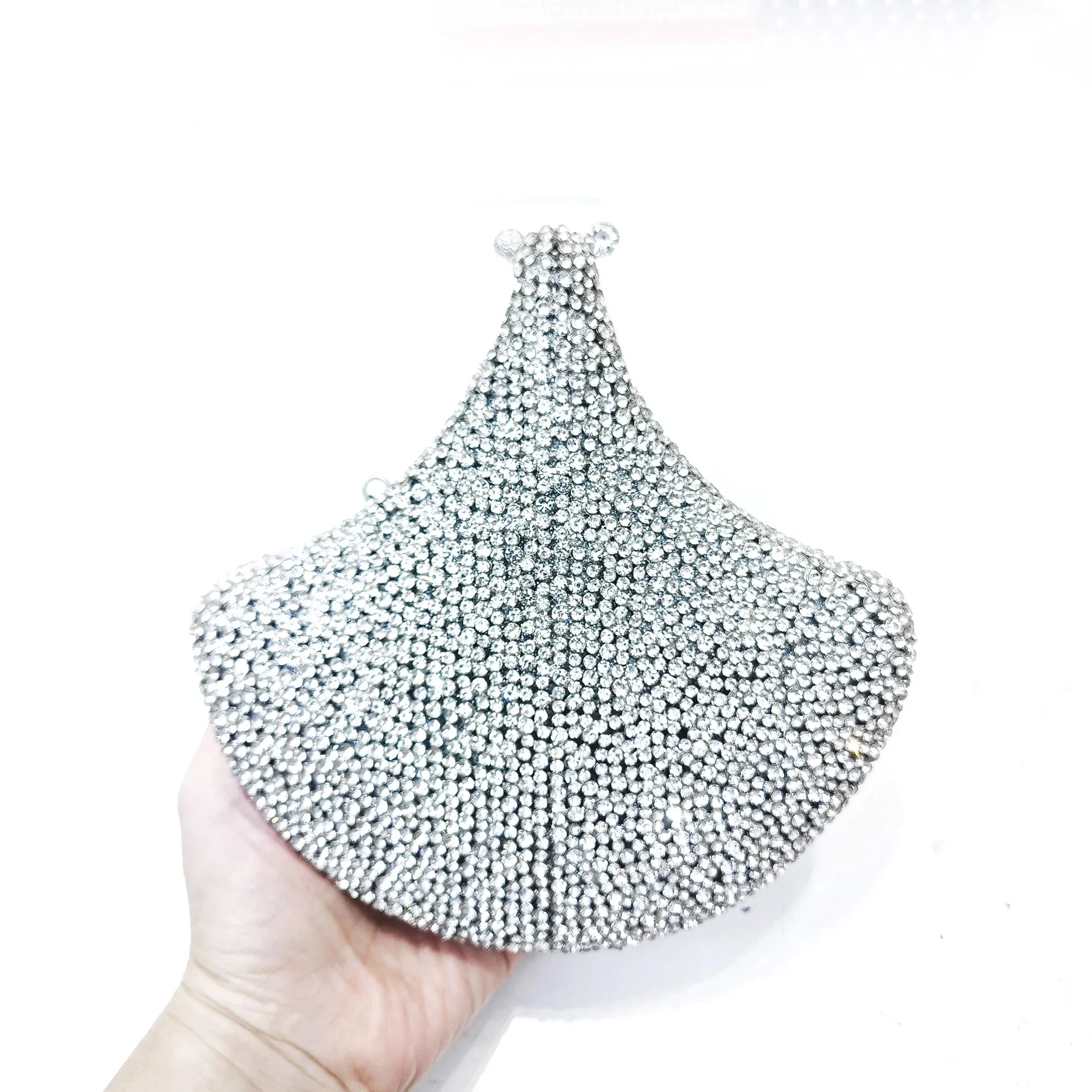 

Вечерний клатч с серебряными бриллиантами, роскошная сумочка со стразами и кристаллами для женщин, свадебная вечеринка, ужин, свадебный клатч, кошелек