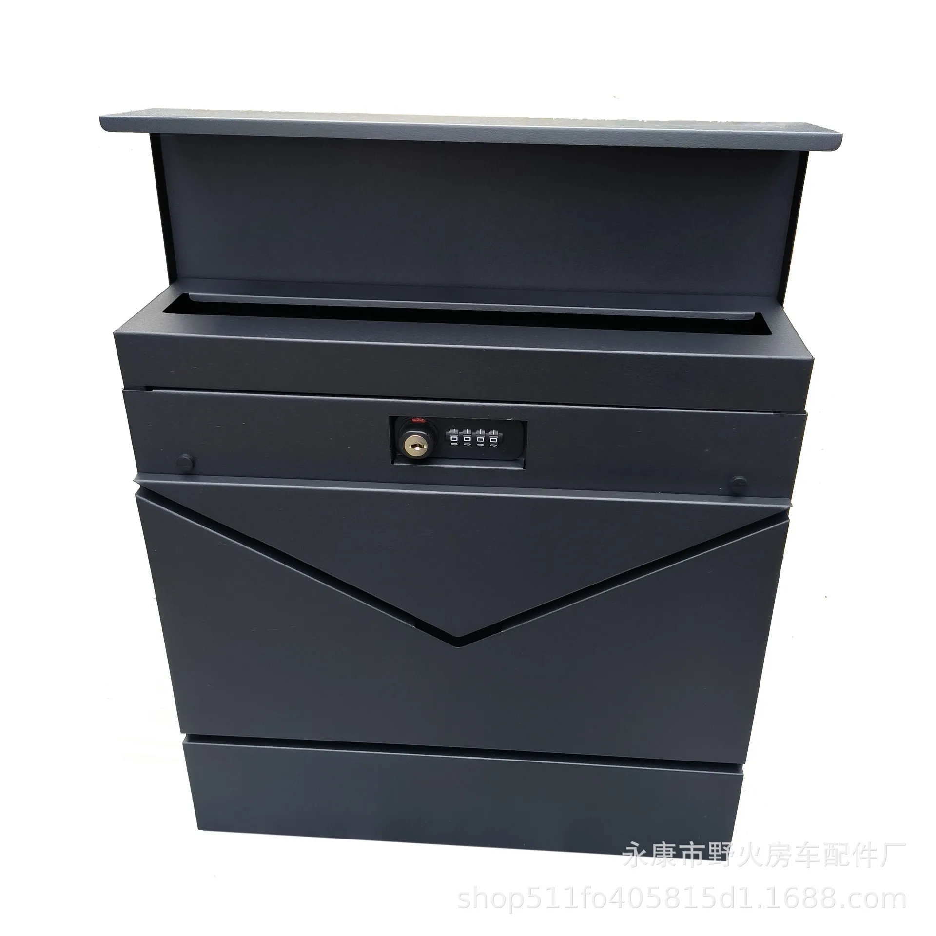 Export To Germany Europe Password Lock Mailbox Mailbox Password Lock Mailbox Galvanized Plate Black Spray Suggestion Box Outdoor