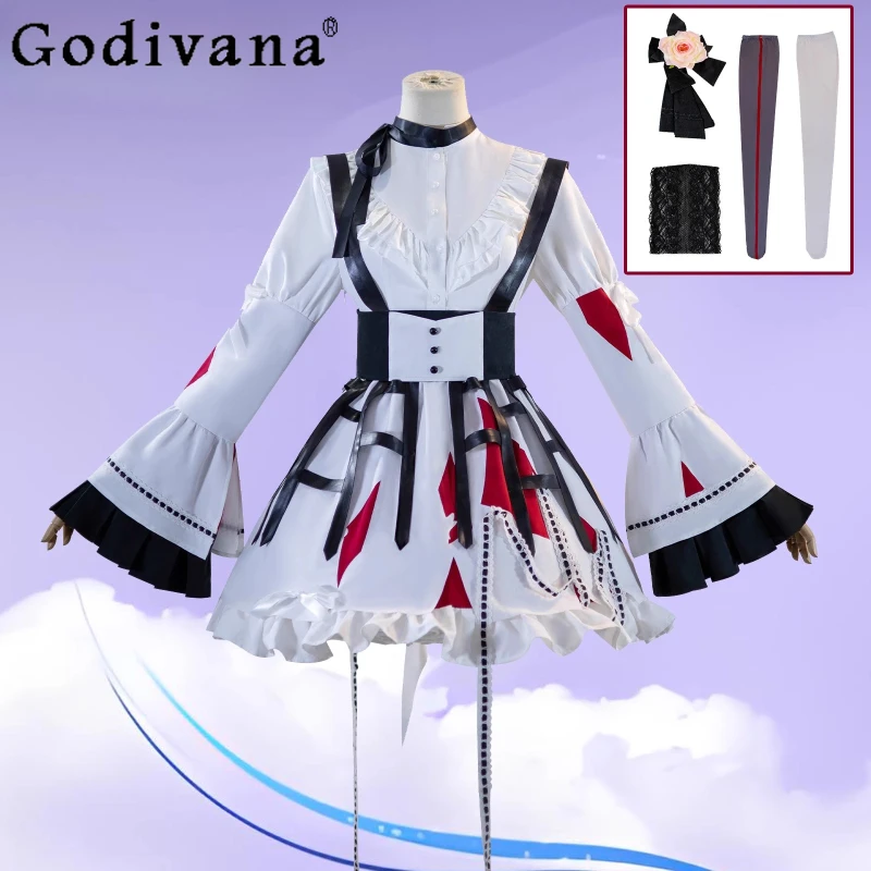 

Uniform Halloween Outfit for Women Akiyama Mizuki Cosplay PJSK Lolita Party Dress Girls Sekai Lovely Costume Anime Project
