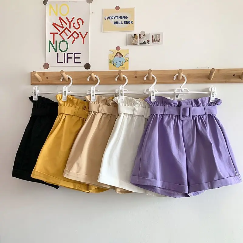 Summer Clothes for Girls Candy Color Kids Cotton Shorts for Girls Summer Casual…