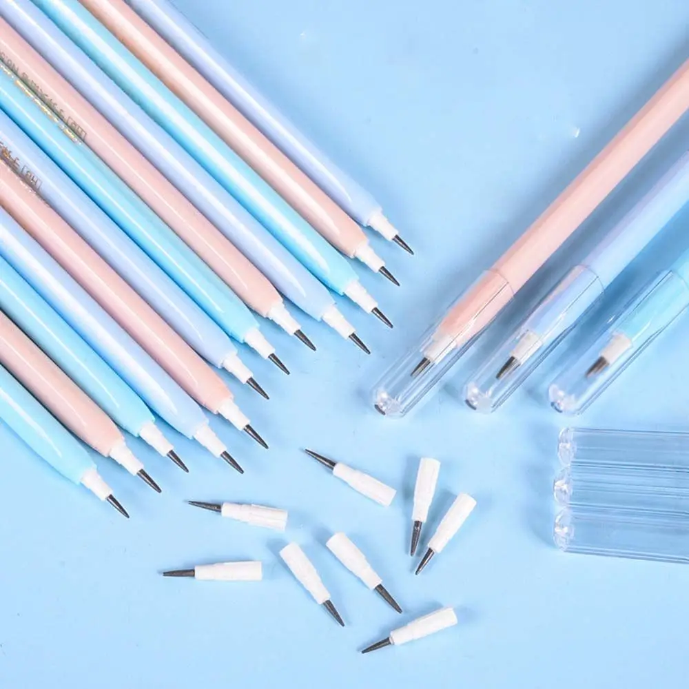 School Supplies Replace the Pencil Lead Non-sharpening Stationery Writing Pencils Mechanical Pencil HB Pencils With Refill