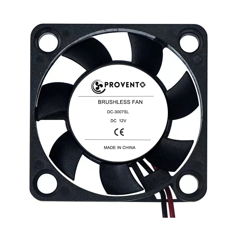 2Pcs 30mm 3cm 5V 12V 10000RPM 30mmx30mmx7mm sleeve bearing 2Pin DC Brushless Mini Cooler Cooling Fan