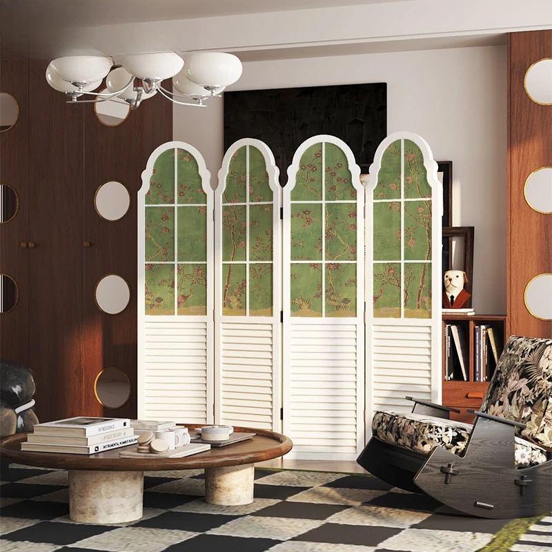 

Simple folding partition wall meeting room office mobile double-sided folding