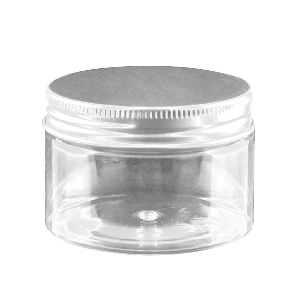 

150 G Empty Containers for Cosmetics Cream Travel Jar Lip Balm Small Plastic Bottle Lotion Jars Makeup Aluminum Cap