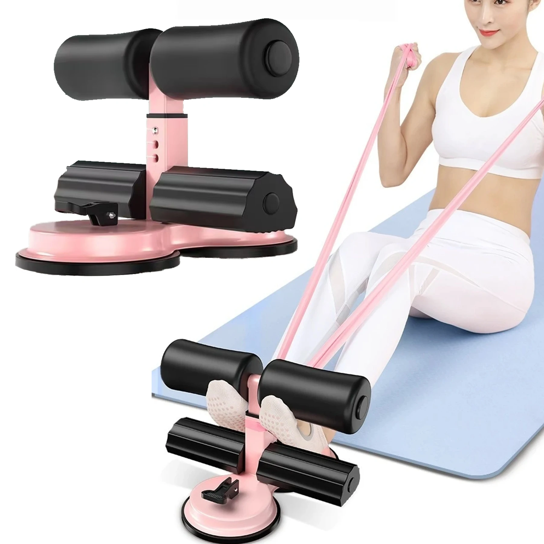 Sitzen Assistent Bauch Core Workout Sitzen Bar Fitness Sit-Ups Übung Ausrüstung Tragbare Saug Sport Home Gym Dropship