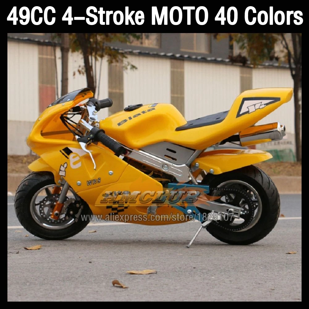 4 Stroke Gasoline Engine Motorcycle 49CC 50CC Racing Dirt MOTO Bike For Outdoor Sports Competition Race Team Game Men Motorbike