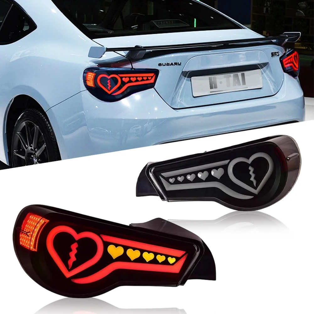 

Задний фонарь в сборе для Toyota 86, задний фонарь 2012-2018 Subaru BRZ, задний фонарь, стоп-сигналы, противотуманные фары, фонарь заднего хода