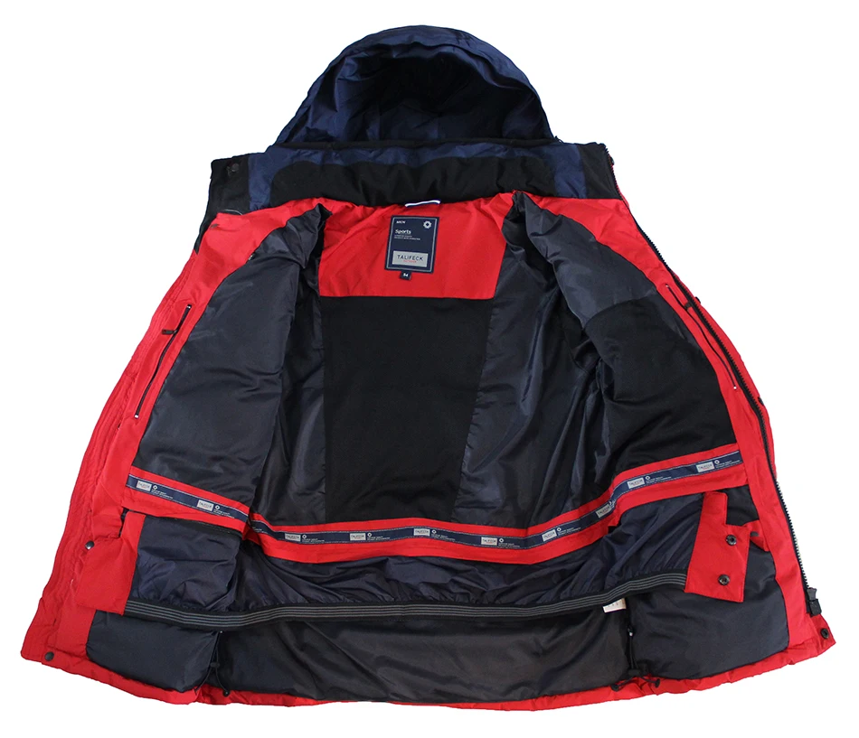 TALIFECK Men Winter Jacket High Quality Padded Jacket Quiltd Coat Patchwork Cotton Coat Parkas Homme European Size Men Clothes