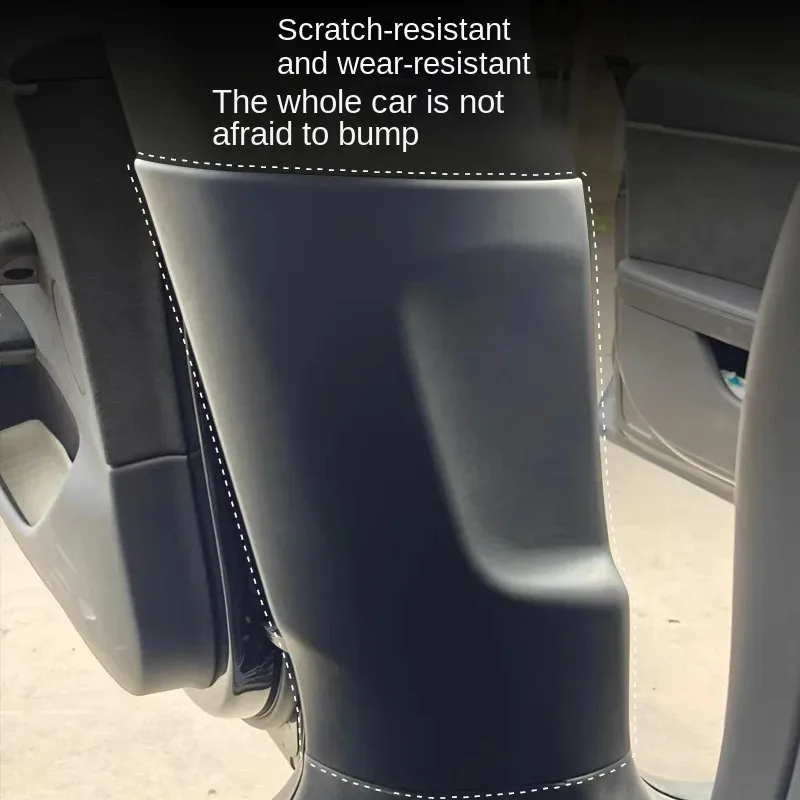 

Door Center B-pillar Inside Protection Pad For Tesla Model 3 Highland 2024 2025 Door Frame TPE Guard Protection on Both Sides