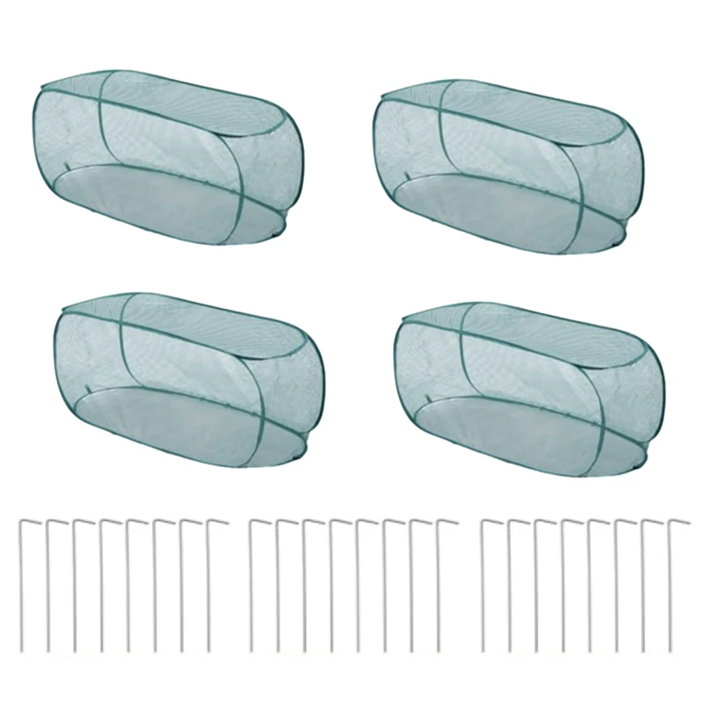 

Mesh Garden Row Covers Garden Netting For Plant Protection Foldable Mesh Plant Cage Garden Trellis Netting With Square Mesh