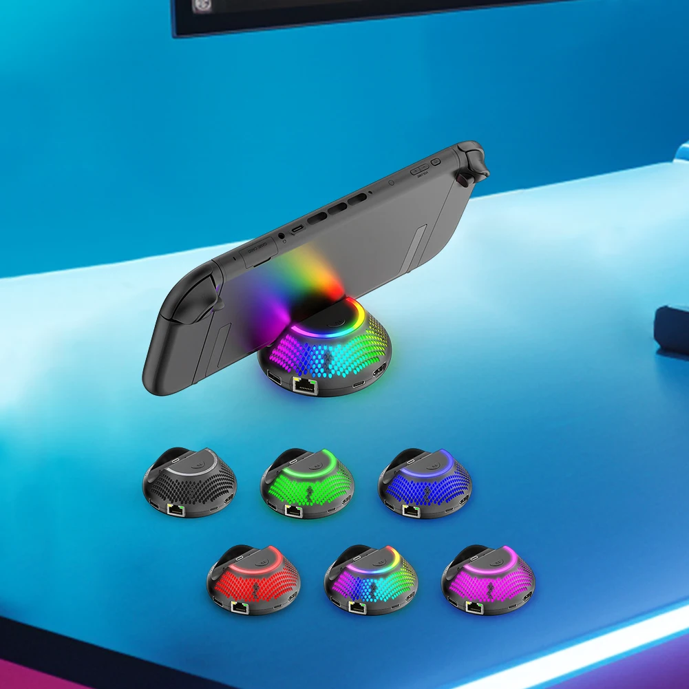 Док-станция для телевизора, подставка для зарядки с выходом 4K HDMI/портом типа C/USB для игровых аксессуаров Nintendo Switch2