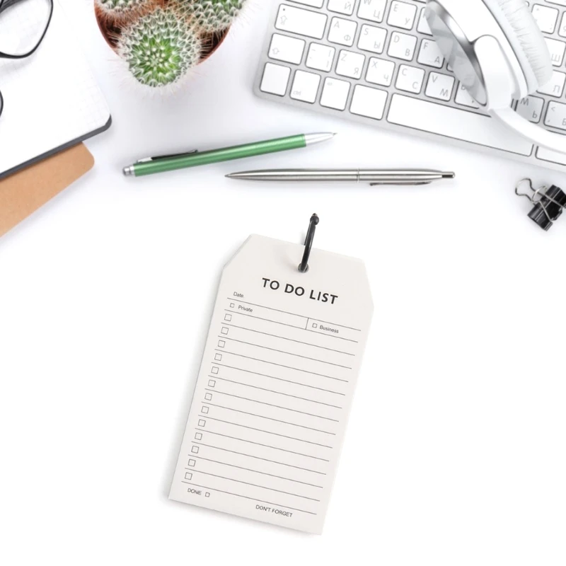 Daily Planner Notepad Undated Planner Sheets Schedule Pad Memo Pad Planner to Do List Daily Notepad Spirals