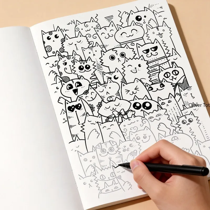 A Stress Relieving Pattern Book for Copying Lines Suitable for Artistic Creation Stress Relief and Creative Art Gift for Adults